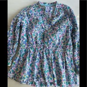 NWOT Carter's Floral Peplum Blouse 3T
